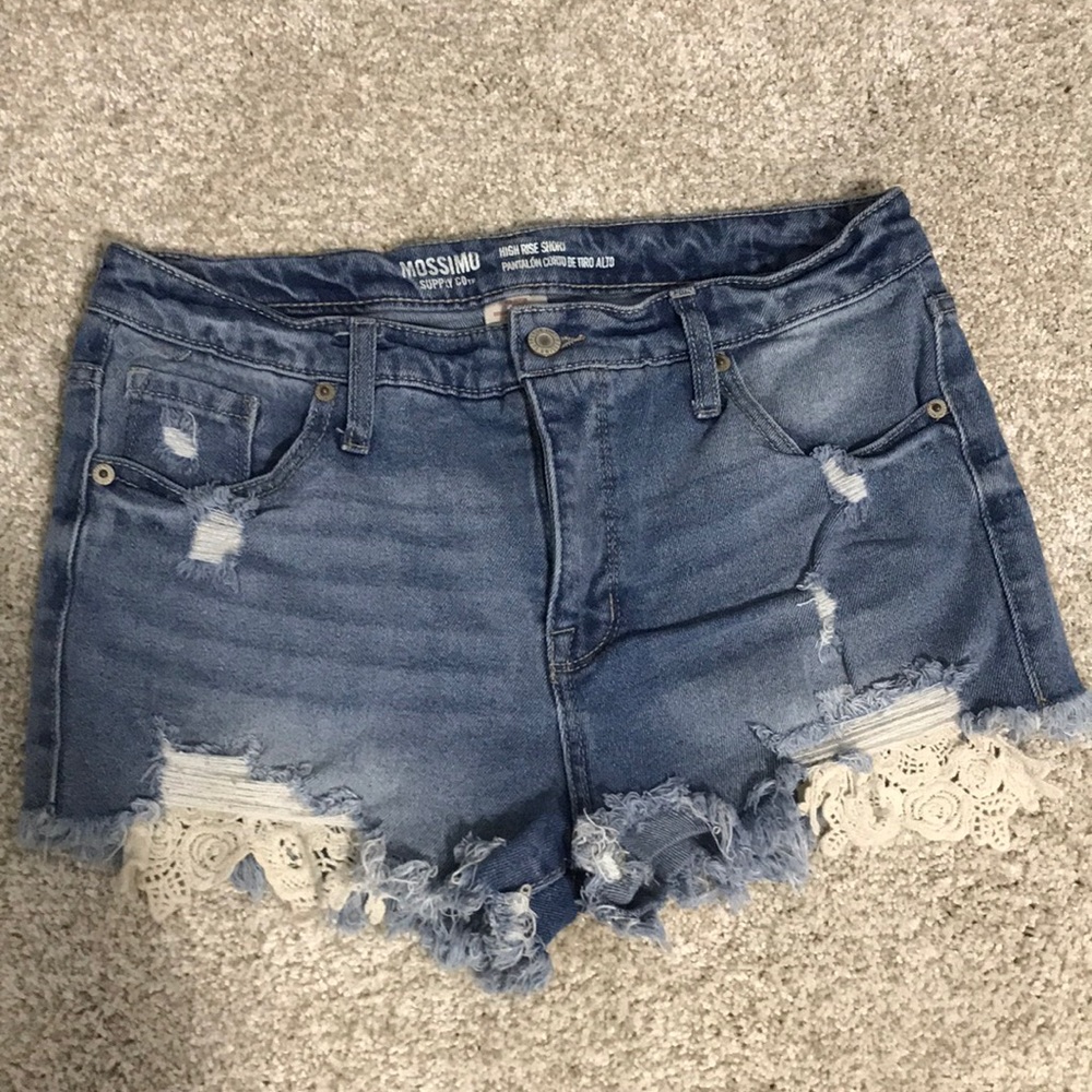 Mossimo High-rise Jean shorts size 10